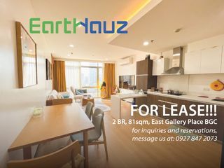 2BR East Gallery Place FOR LEASE! at BGC Taguig