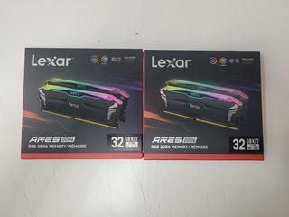 32GB (2x16GB) Lexar Ares RGB DDR4-3600 Desktop RAM CL18