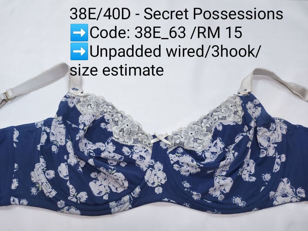 38E/40D Code: 38E_61-70, Women's Fashion, New Undergarments & Loungewear on  Carousell