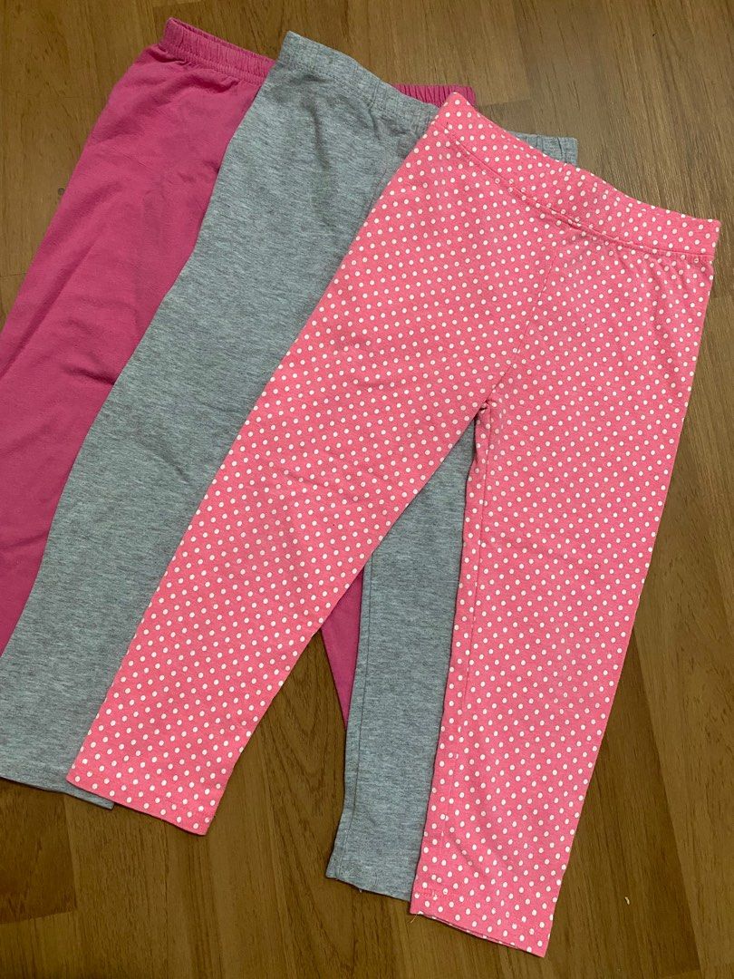 Girls spotty leggings discount