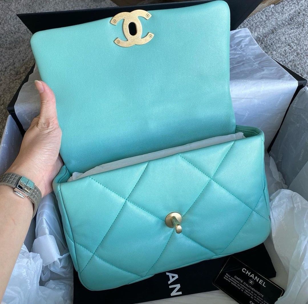 Chanel 19 small bag, Luxury, Bags & Wallets on Carousell