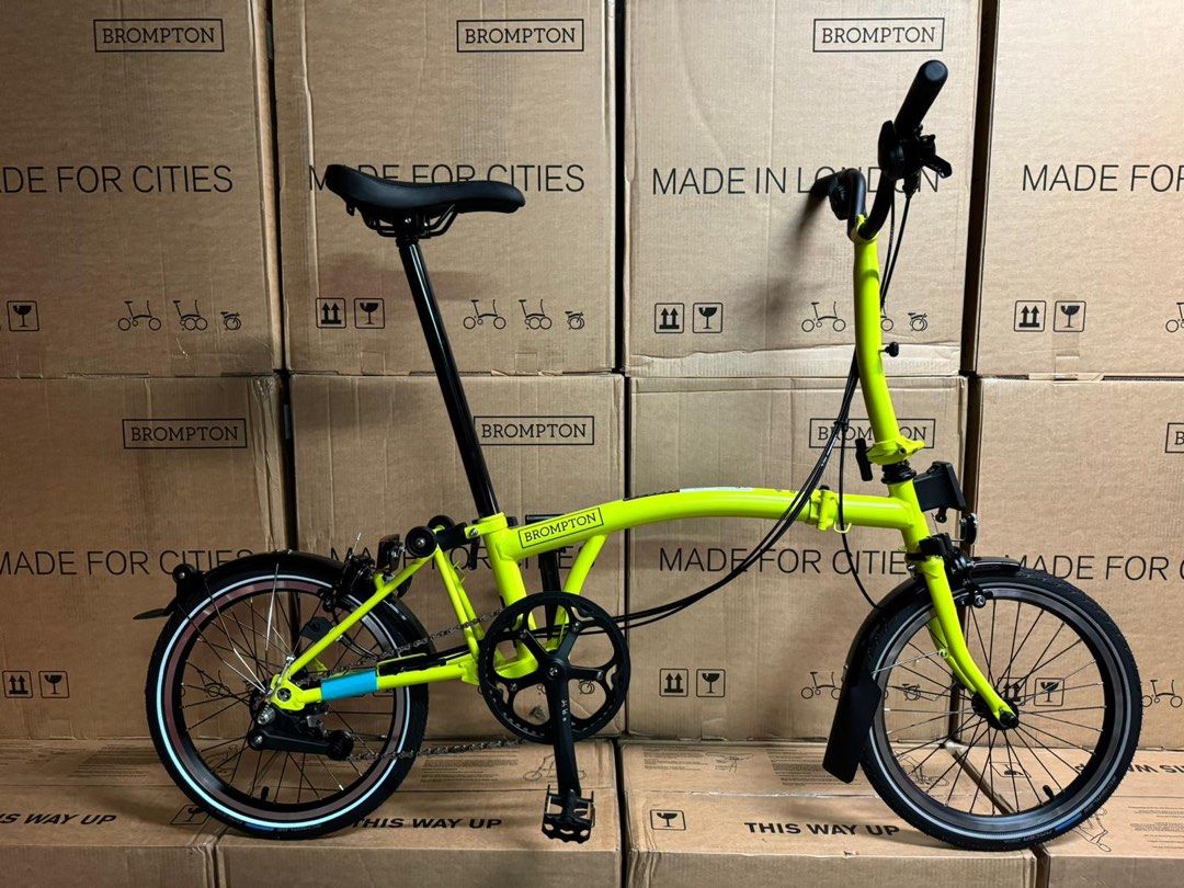 Lime Green Brompton Folding Bike Brompton Lime 全新