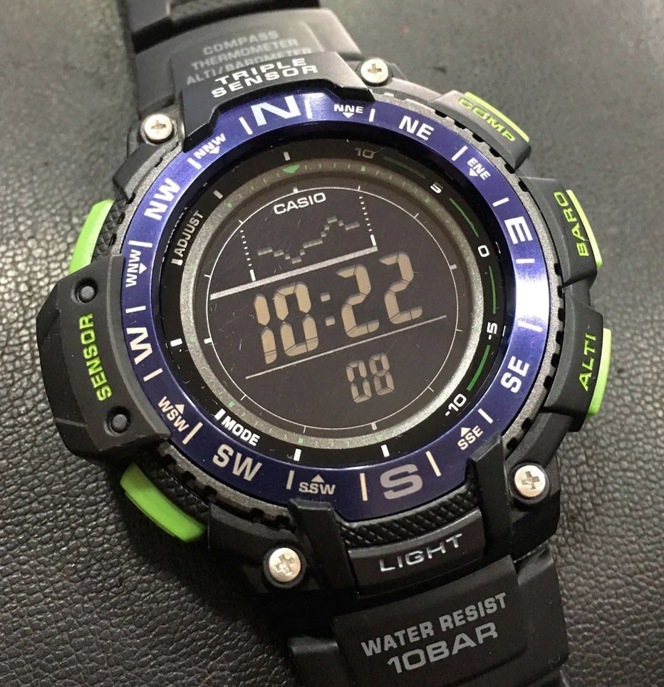 Casio outgear new arrivals triple sensor