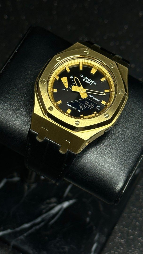 G shock 2024 leather strap