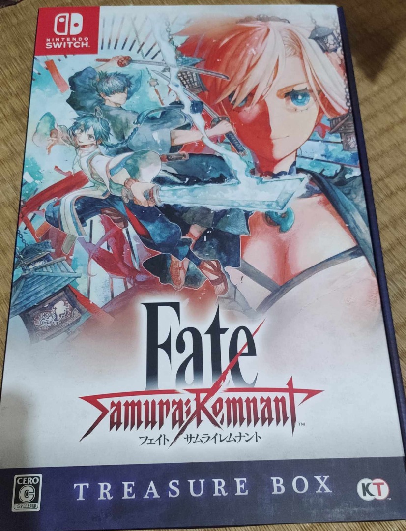 現貨Fate/Samurai Remnant TREASURE BOX 中文版寶箱限定版NS