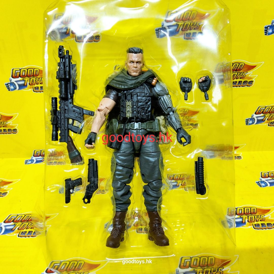 中古已開封HASBRO MARVEL LEGENDS SERIES DEAD POOL MOVIE CABLE 死侍