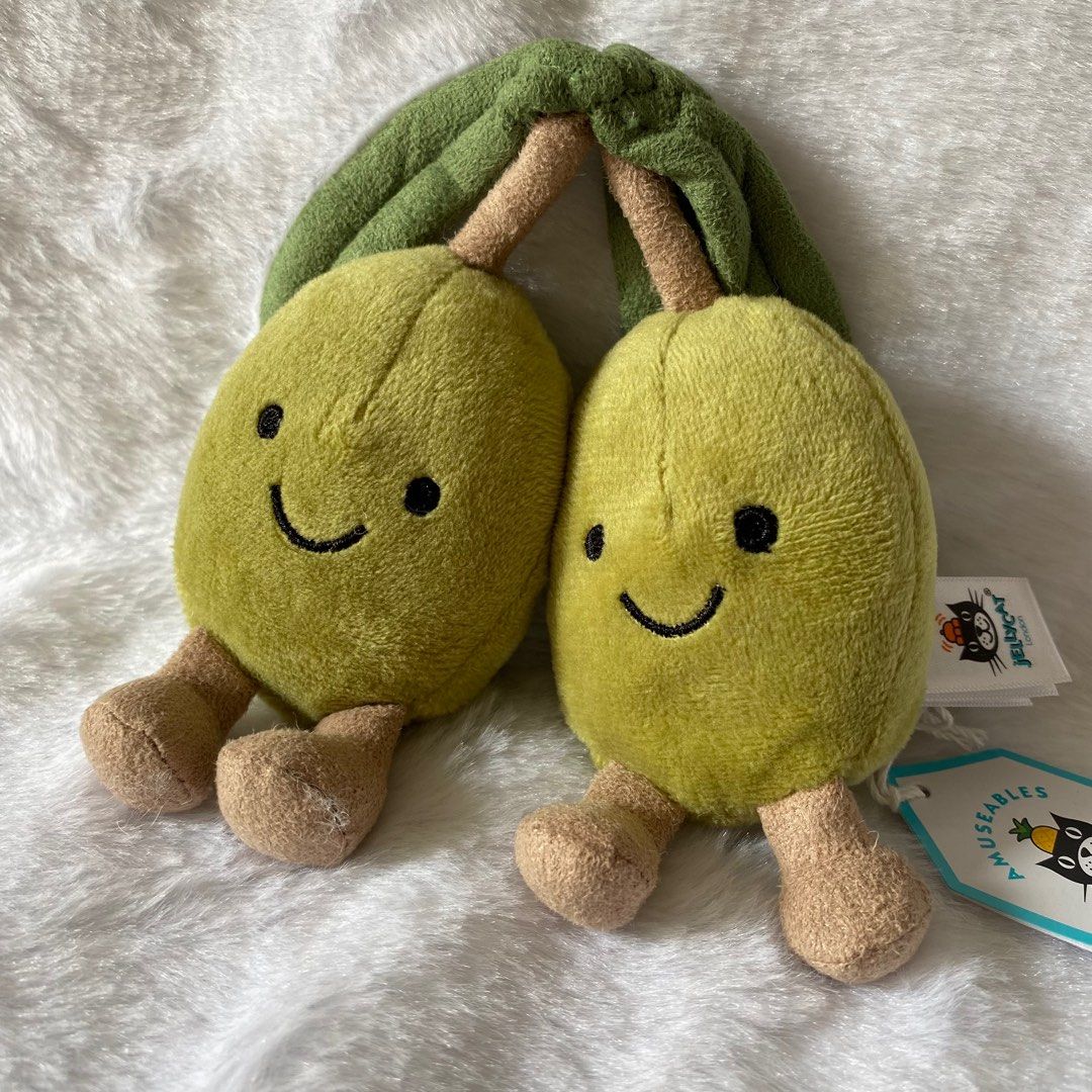 [現貨] JELLYCAT Amuseable Olives 微笑橄欖, 興趣及遊戲, 玩具 & 遊戲類 Carousell