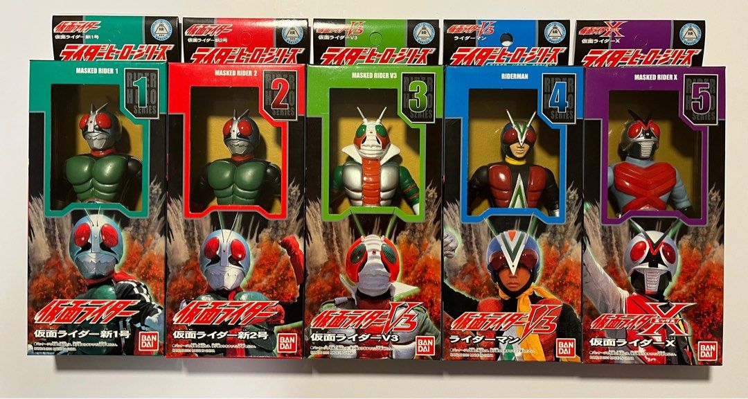 全新RHS 幪面超人RIDER HERO SERIES 膠公仔, 興趣及遊戲, 玩具& 遊戲類