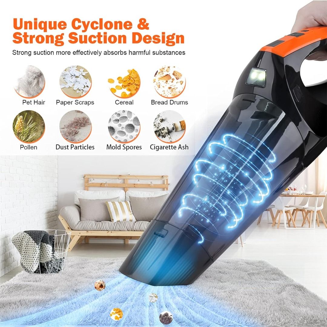Vac power handheld vacuum cleaner clearance