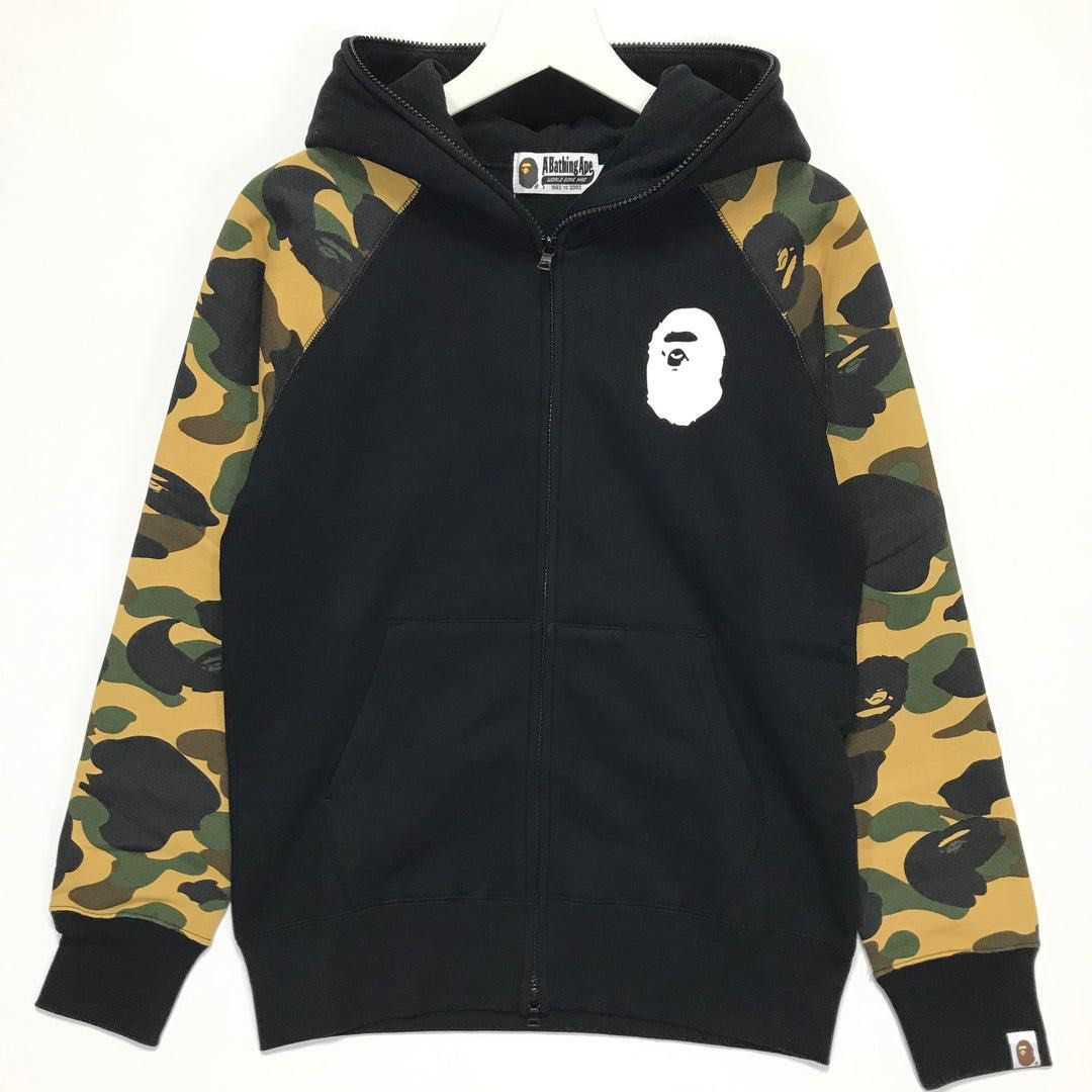 Gold best sale bape jacket