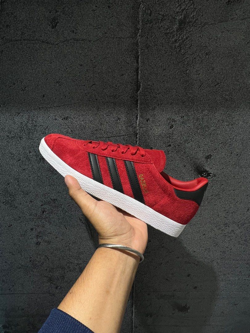 Adidas gazelle og top red black exclusive