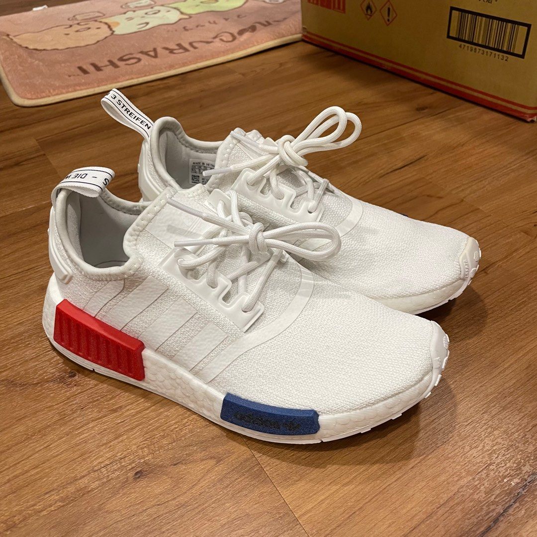 Adidas nmd og hotsell red and blue
