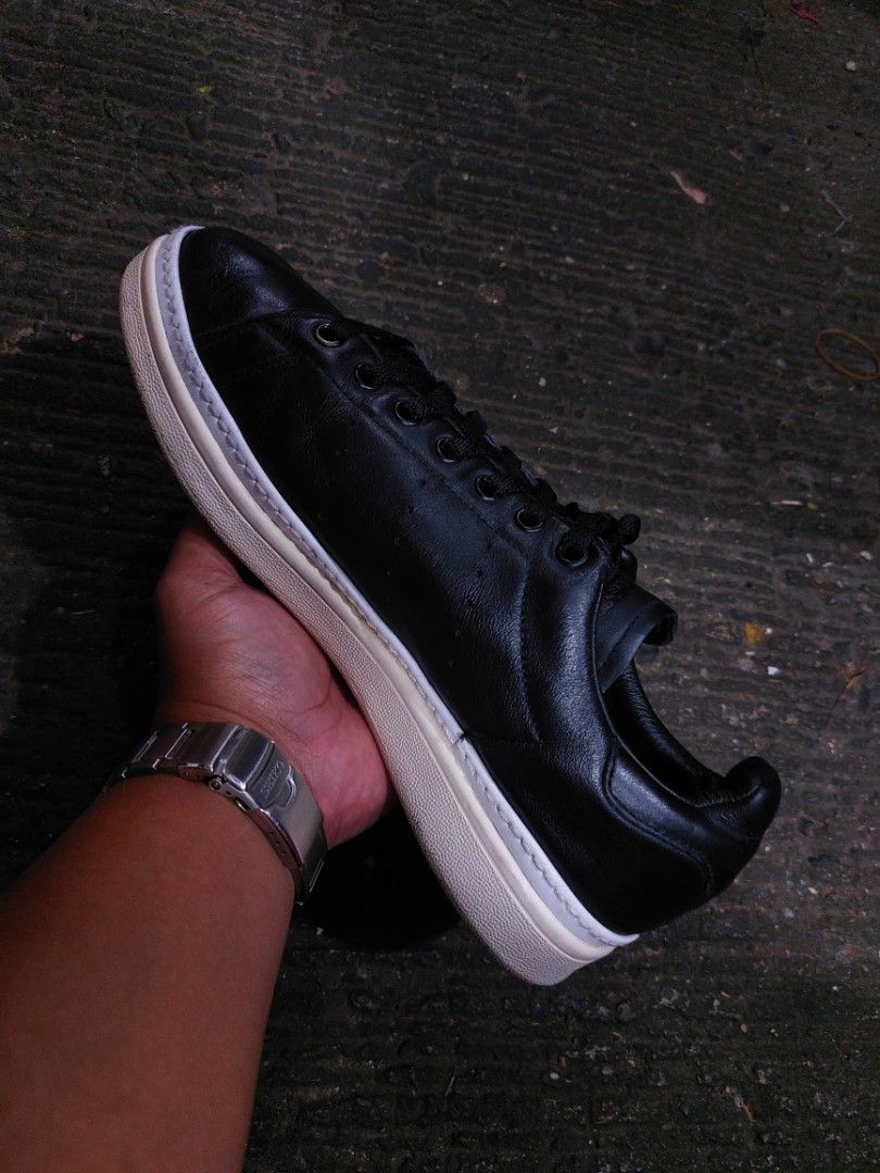 Adidas stan smith bold core black cheap