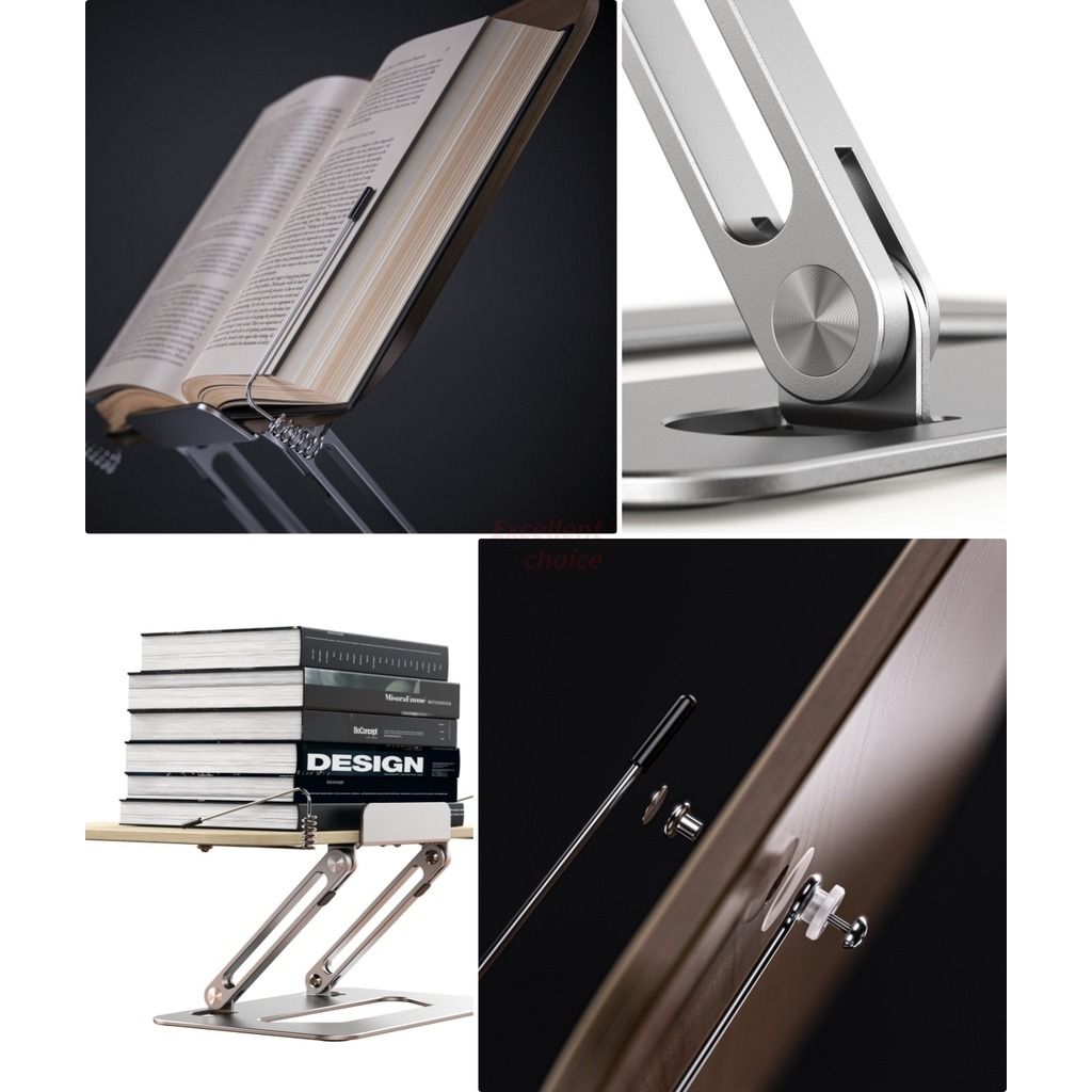 Adjustable Book Stand Laptop Stand Ergonomic Reading Stand Foldable ...
