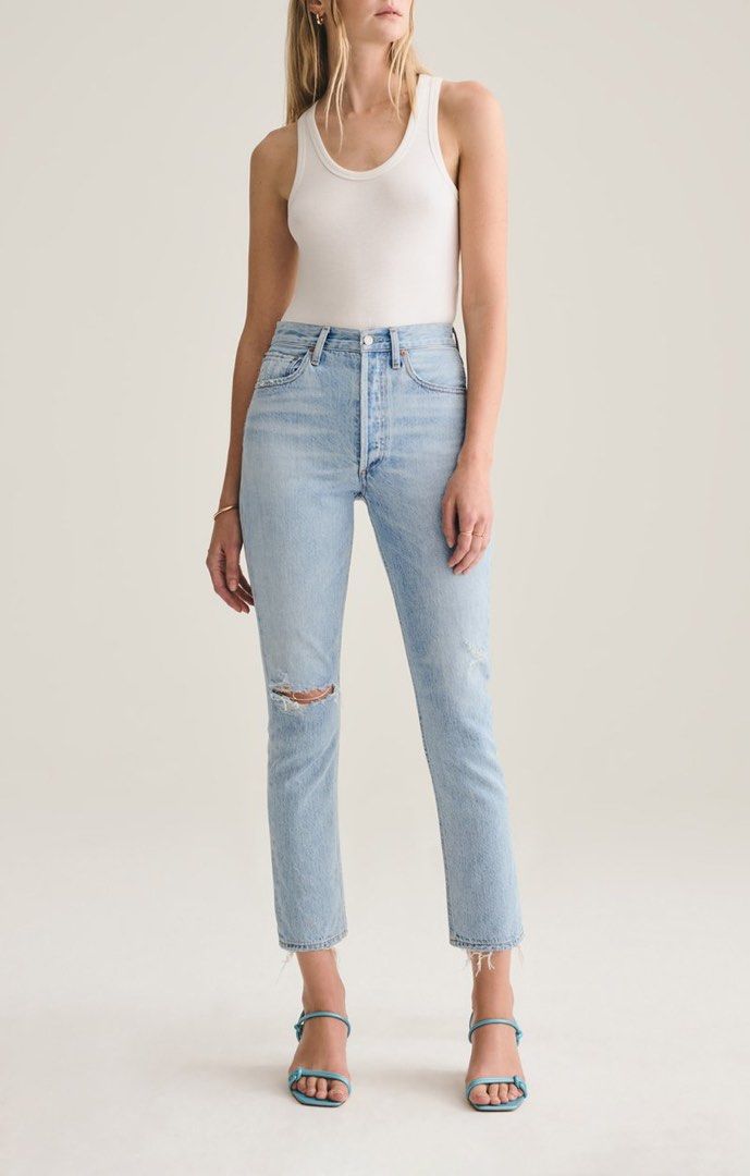 Agolde crop jeans on sale