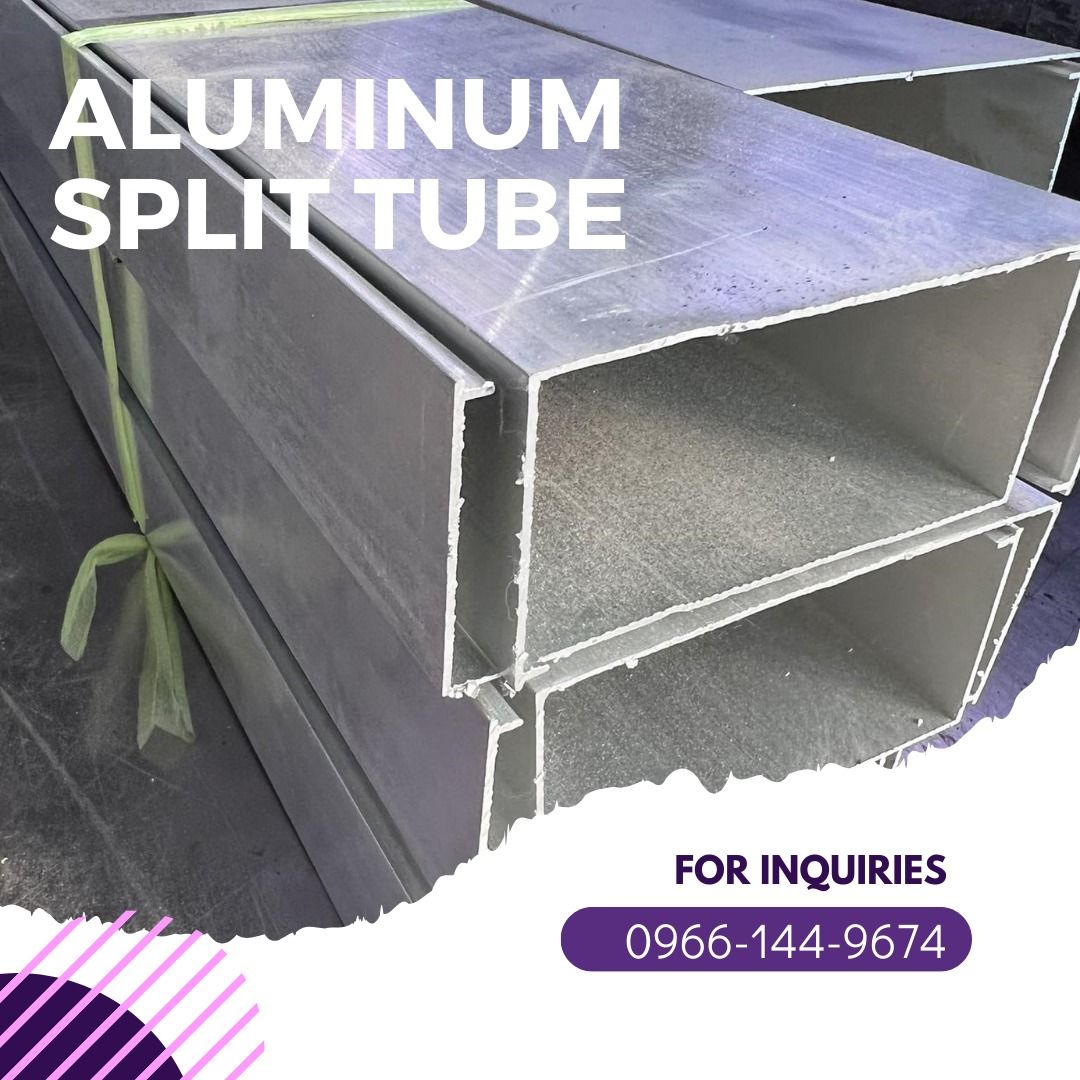 ALUMINUM SPLIT TUBE, Commercial & Industrial, Construction & Building Materials on Carousell