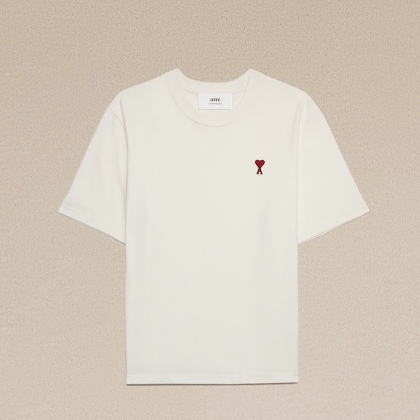 Ami Paris Knitted Patch Boxy Fit Tee main image 1