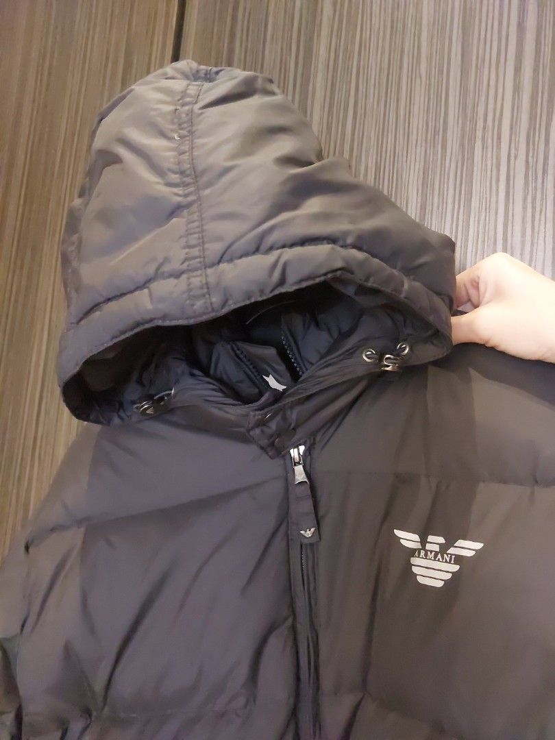 Armani Junior Puffer Down Jacket Size 16A 175 Men s Fashion