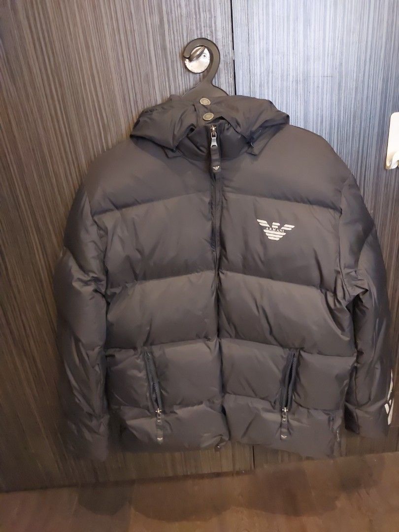 Armani junior puffer jacket store