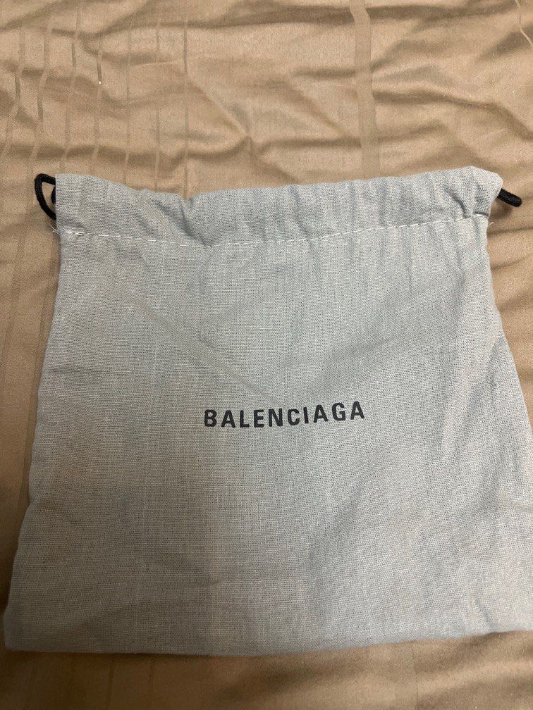 Balenciaga grey dust bag shop