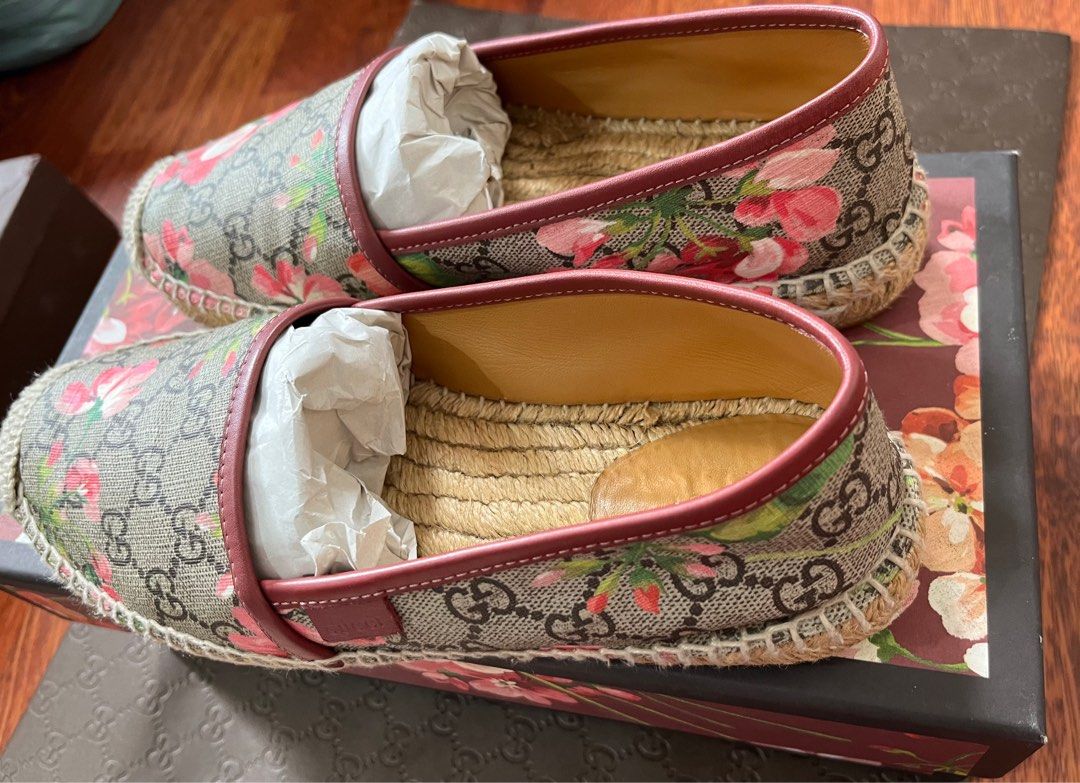 Gucci gg cheap blooms supreme espadrille