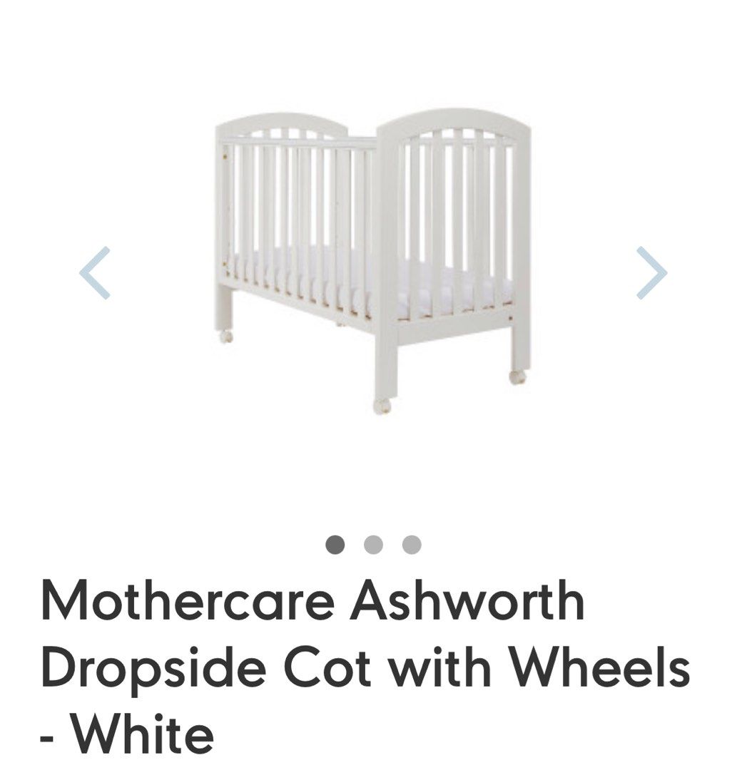 Mothercare ashworth dropside shop cot