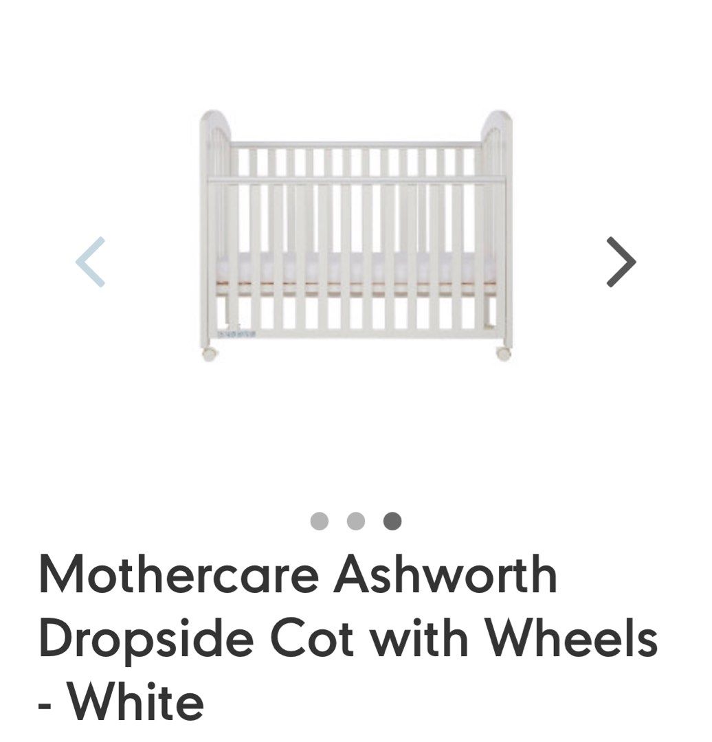 Baby Cot MotherCare pre loved Babies Kids Baby Nursery Kids Furniture Cots Cribs on Carousell