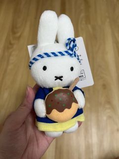 orange clothes miffy keychain plush toy Direct from JAPAN