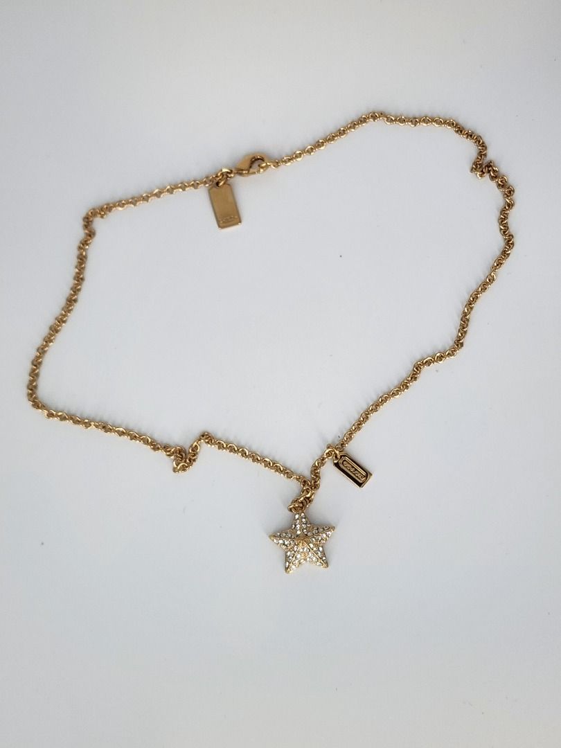 Coach outlet star necklace