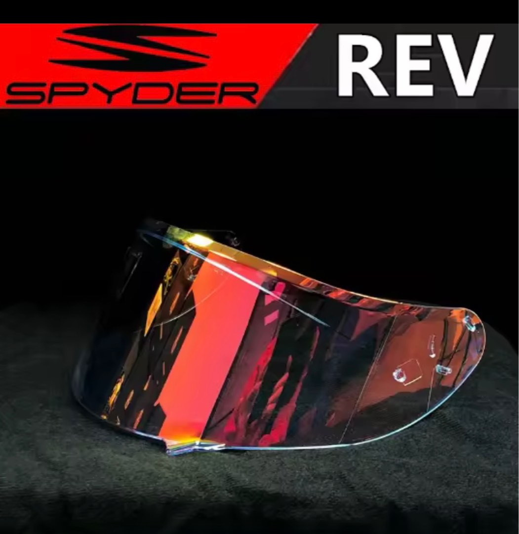 Brandnew Spyder REV Lens Visor Helmet Spare Visor Lens for Spyder REV Helmet, Motorbikes