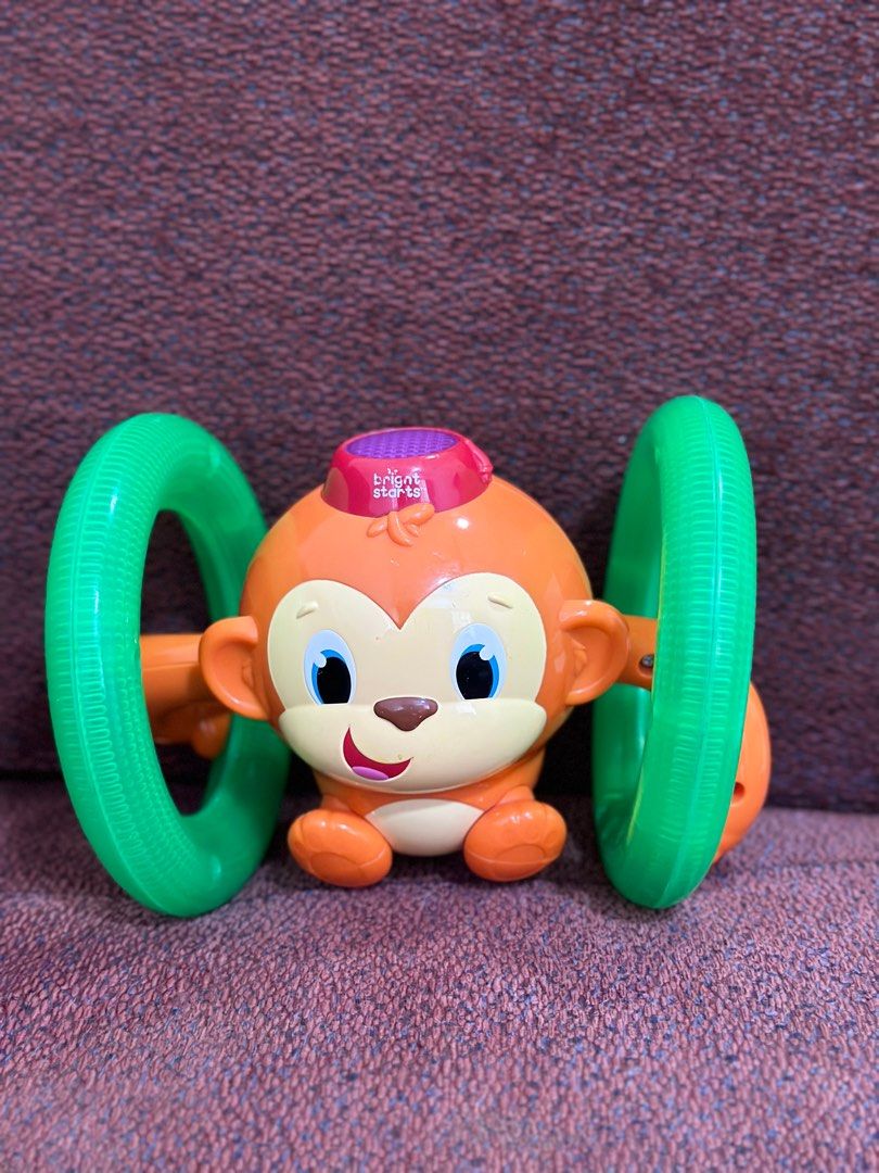 Bright starts roll store and glow monkey