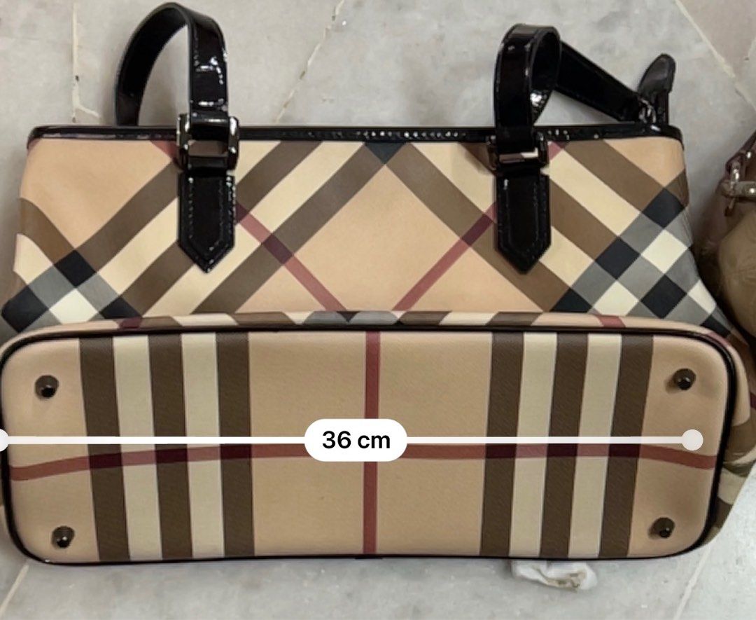 Burberry Super Nova Check Regent Tote (SHF-22707) – LuxeDH