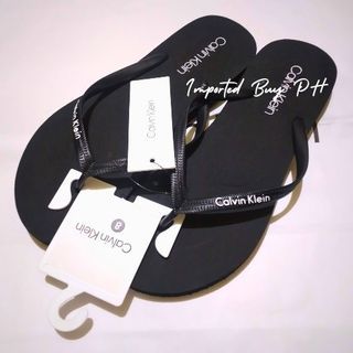 Calvin Klein Black Light Flip Flops Slippers
