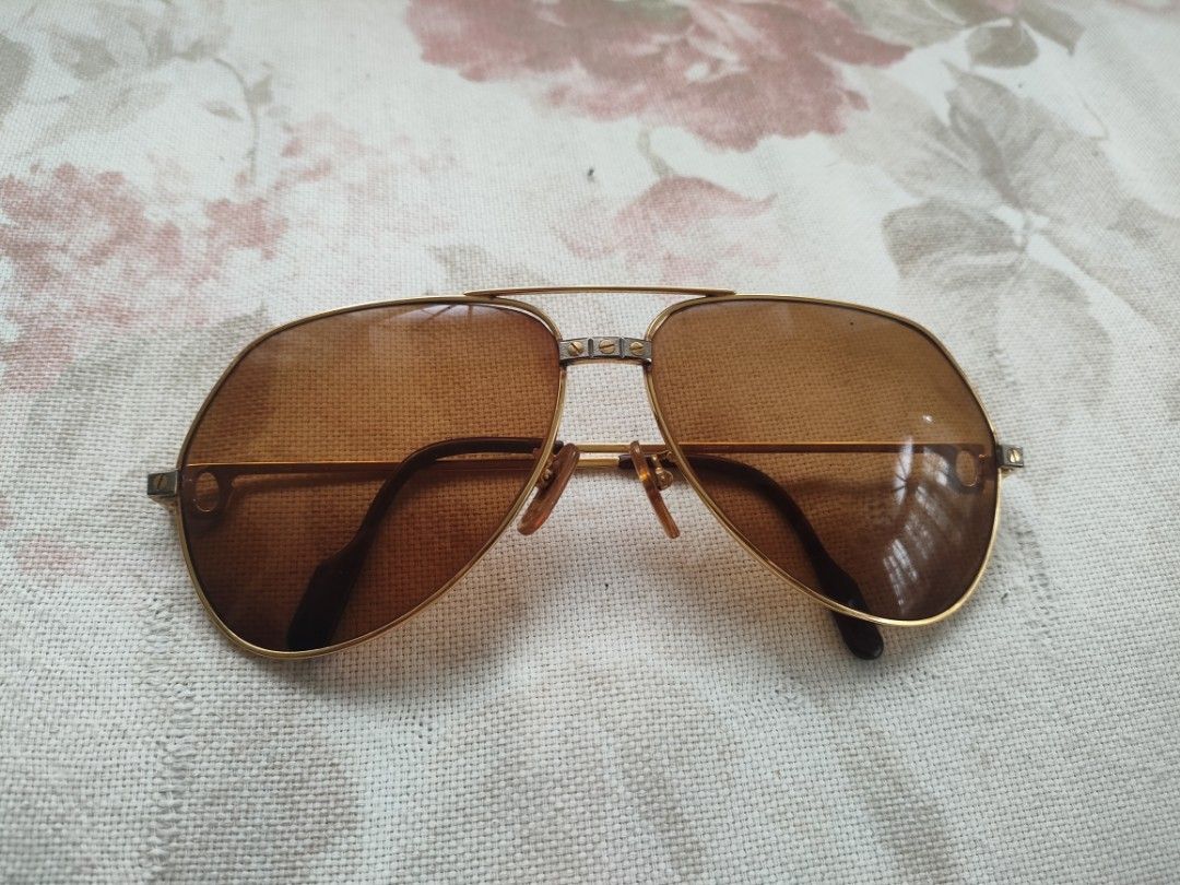 cartier vintage venom santos sunglasses Men s Fashion Watches Accessories Sunglasses Eyewear on Carousell