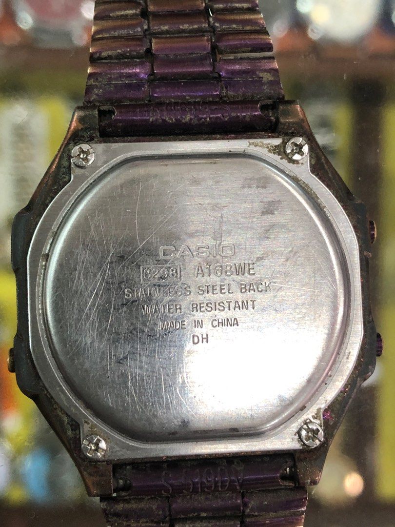 Casio A168WE working, Men's Fashion, Watches & Accessories, Watches on ...