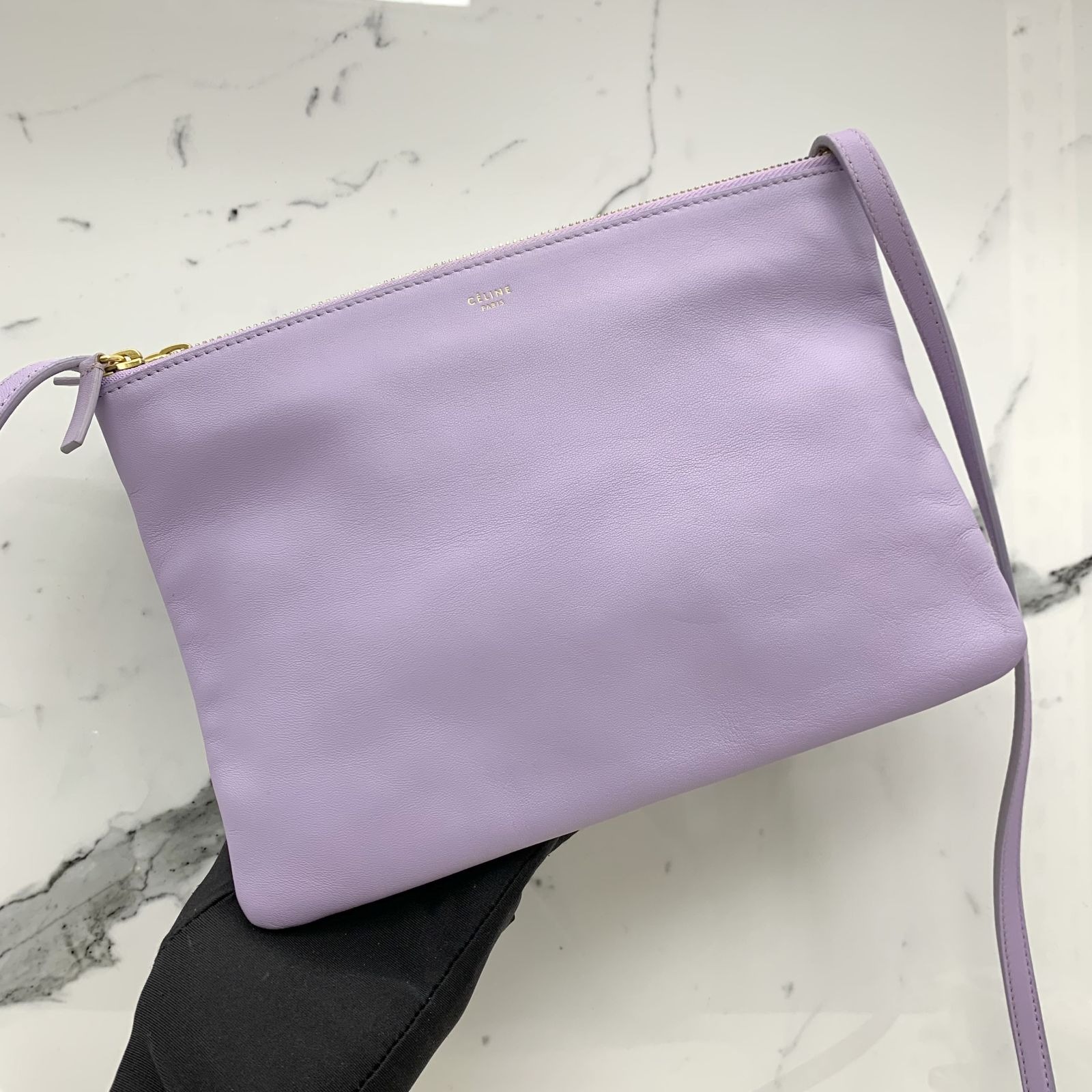 CELINE TRIO POUCH F STAMP SHOULDER BAG 237032904 Luxury Bags
