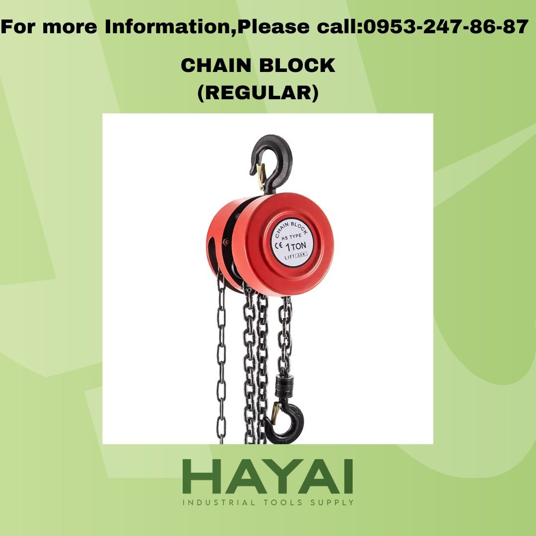 CHAIN BLOCK (REGULAR, Commercial & Industrial, Construction Tools ...