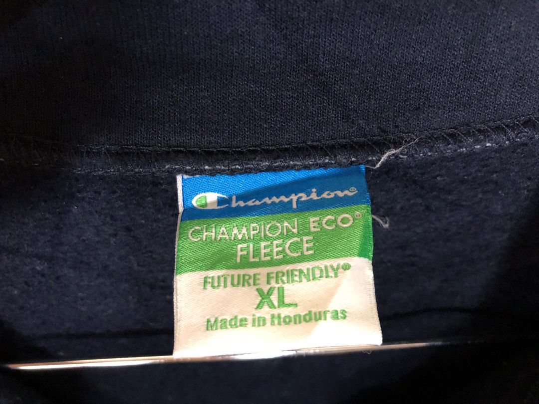Champion Eco Fleece Quarter Zip Pullover Men s Fashion Coats