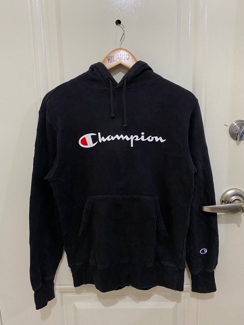 Champion Hoodie, Men's Fashion, Tops & Sets, Hoodies on Carousell