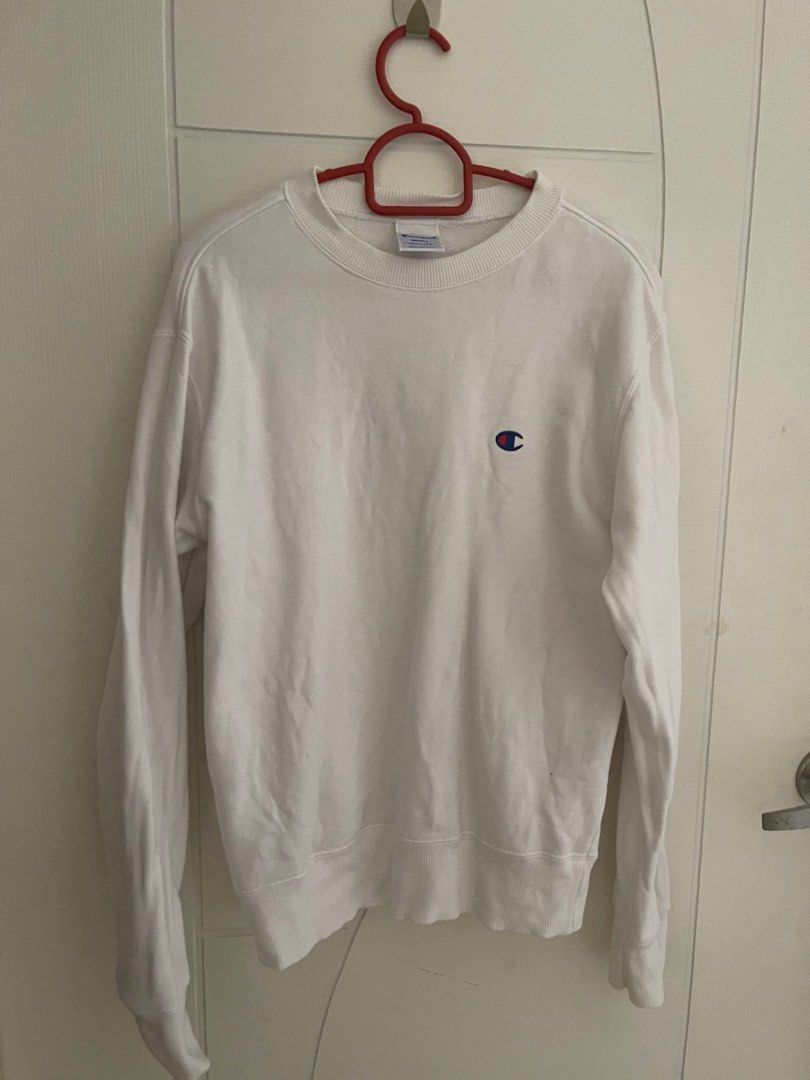 Champion white cheap sweater