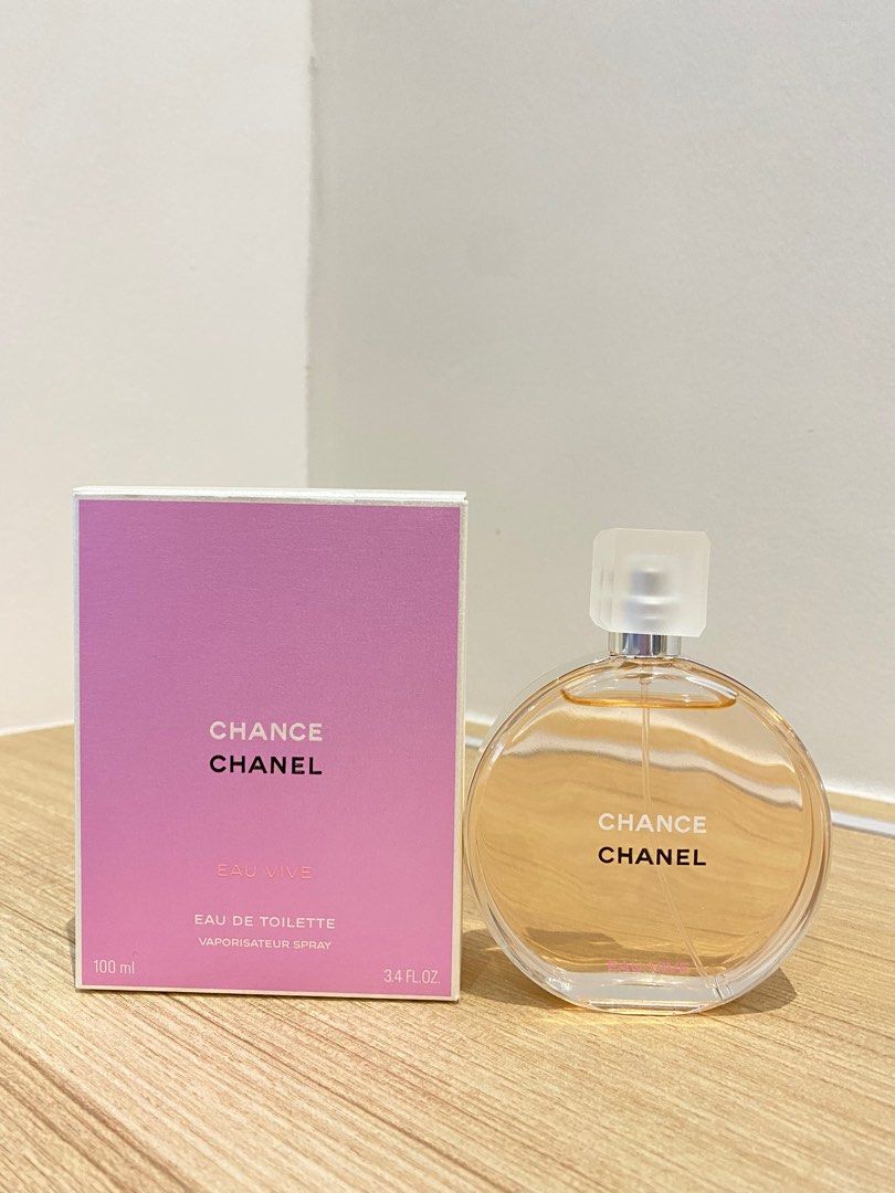Chance Eau Vive by Chanel Women Perfume 3.4 oz / 100 ml Eau De Toilette  Spray 