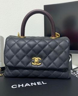 500+ affordable chanel coco top handle For Sale, Bags & Wallets