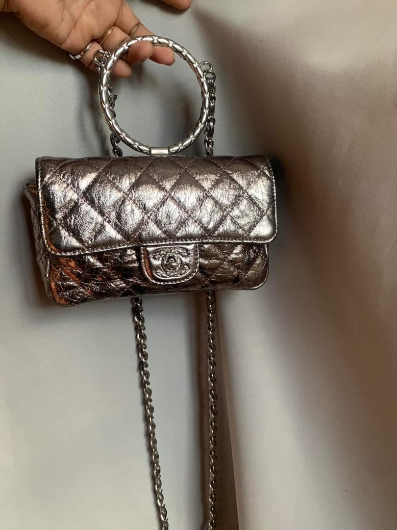 Chanel ring top handle bag
