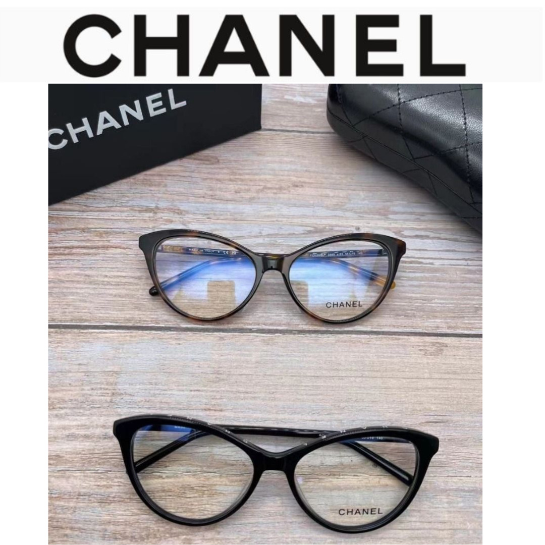 Chanel CH3393 C622 52-16 Black Medium
