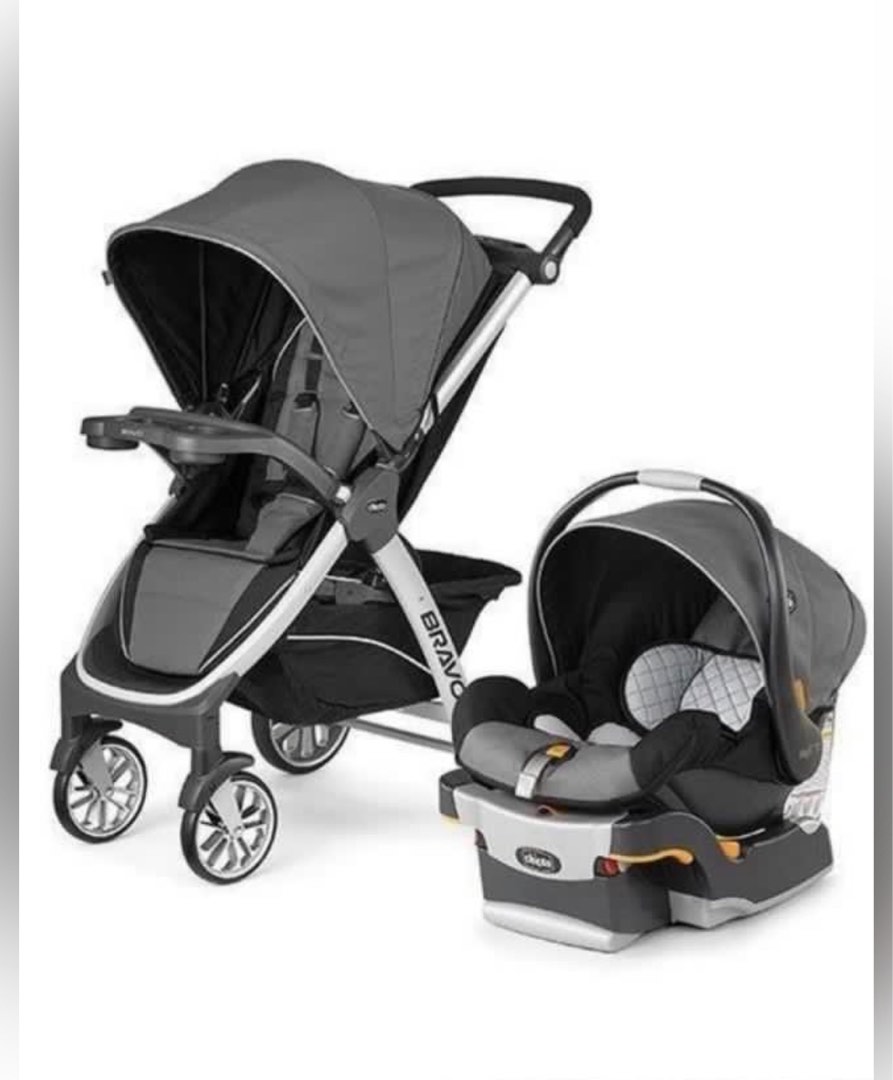 Chicco Bravo Stroller with Infant Car Seat, Babies & Kids, Going Out