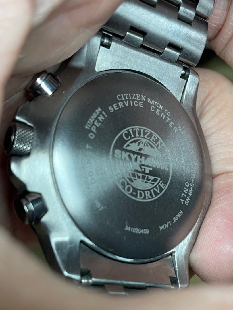 Citizen Eco Drive Skyhawks Titanium, Men's Fashion, Watches