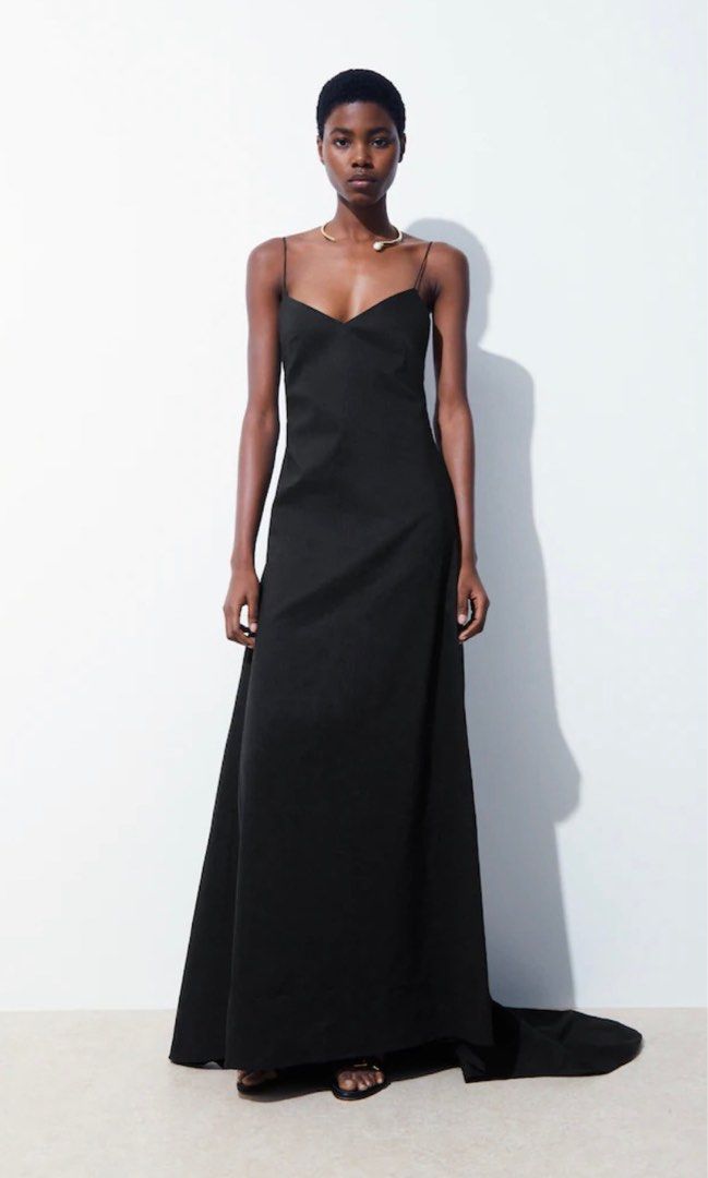 COS Atelier V neck Maxi Dress Women s Fashion Dresses Sets Dresses on Carousell