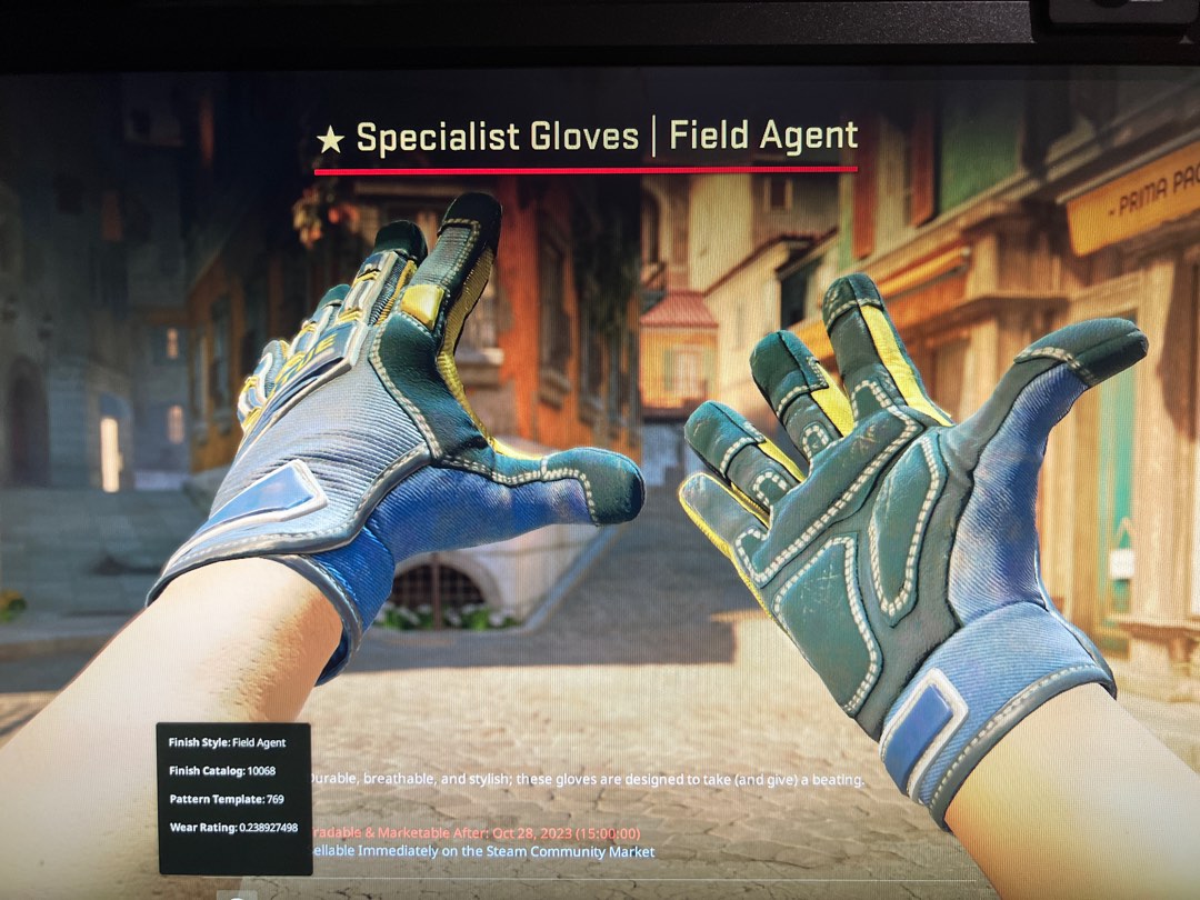 CS2 Specialist Gloves Field Agent (Field Tested), Video Gaming, Gaming Accessories, InGame