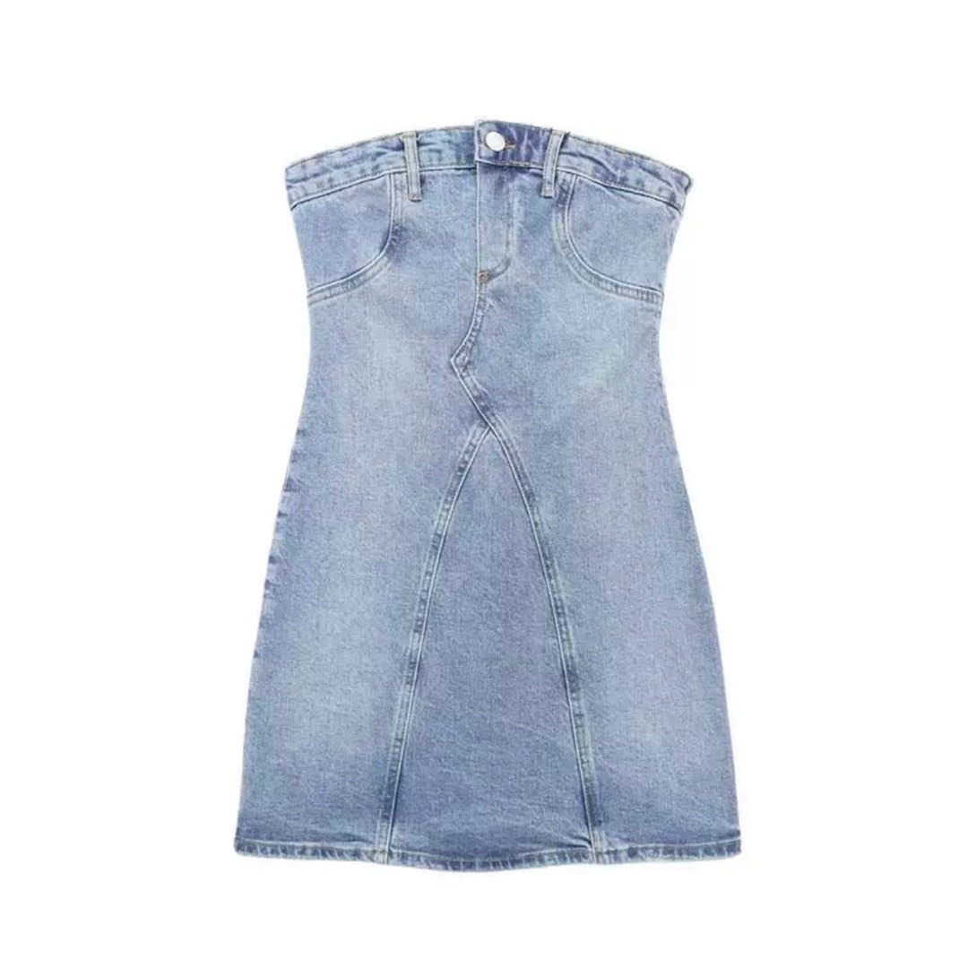 denim dress, Women's Fashion, Dresses & Sets, Dresses on Carousell