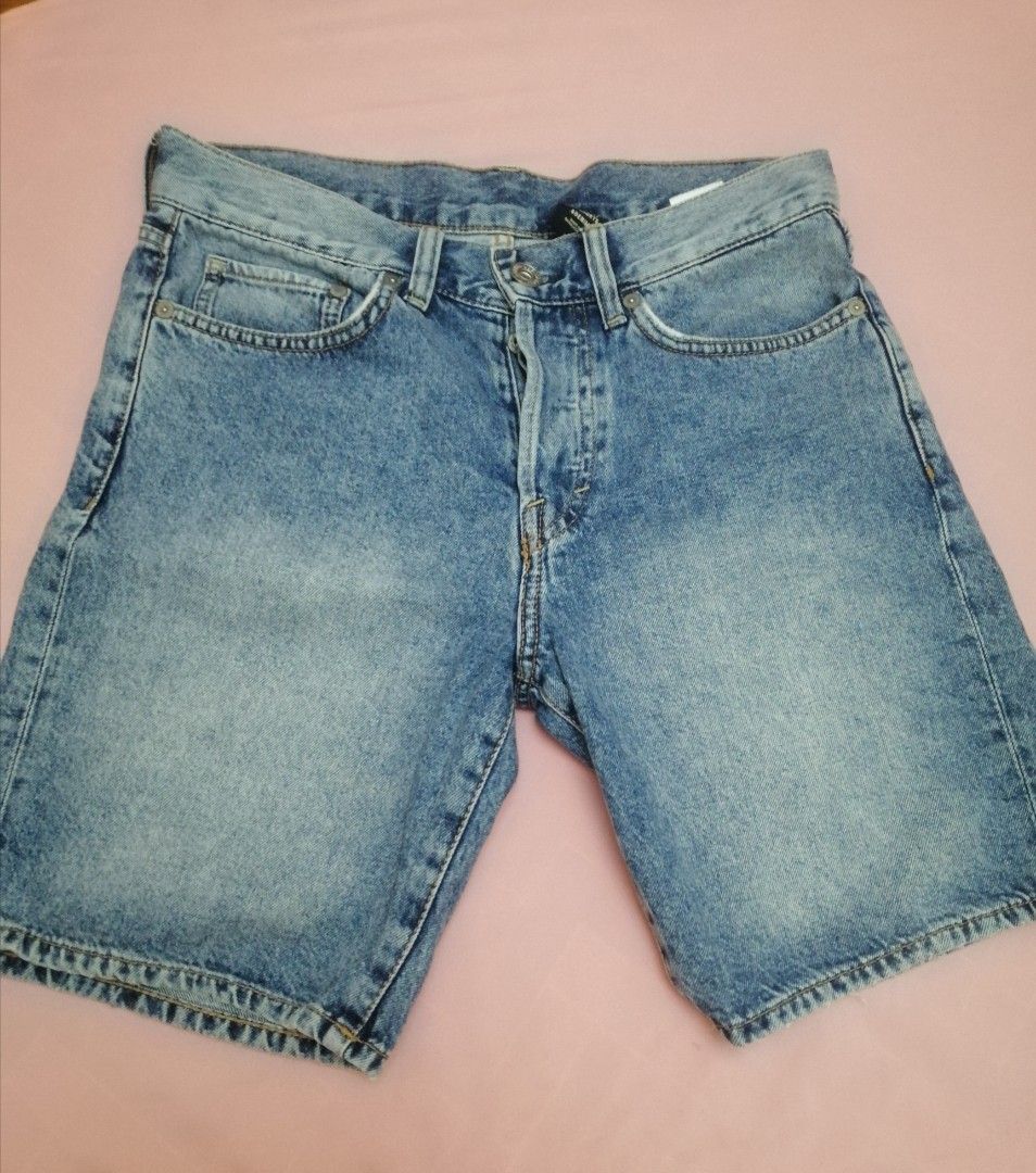 H&m mens jean shorts hot sale